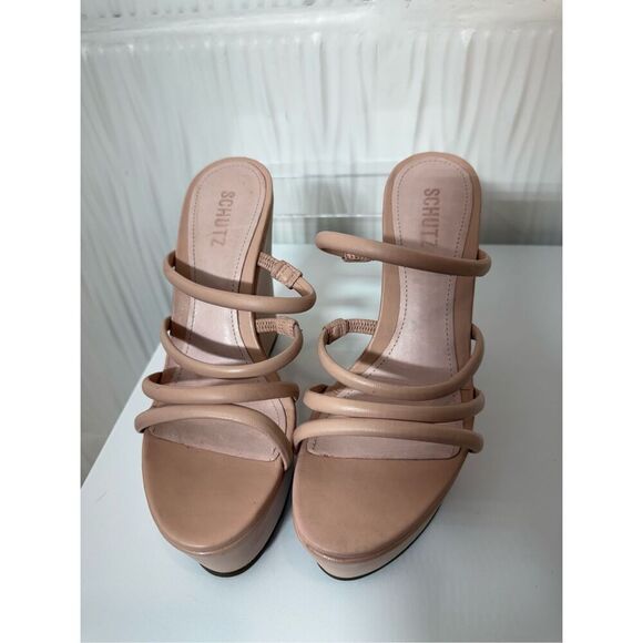 Schutz Women's Cari Platform Wedge Sandals - Picture 1 of 11